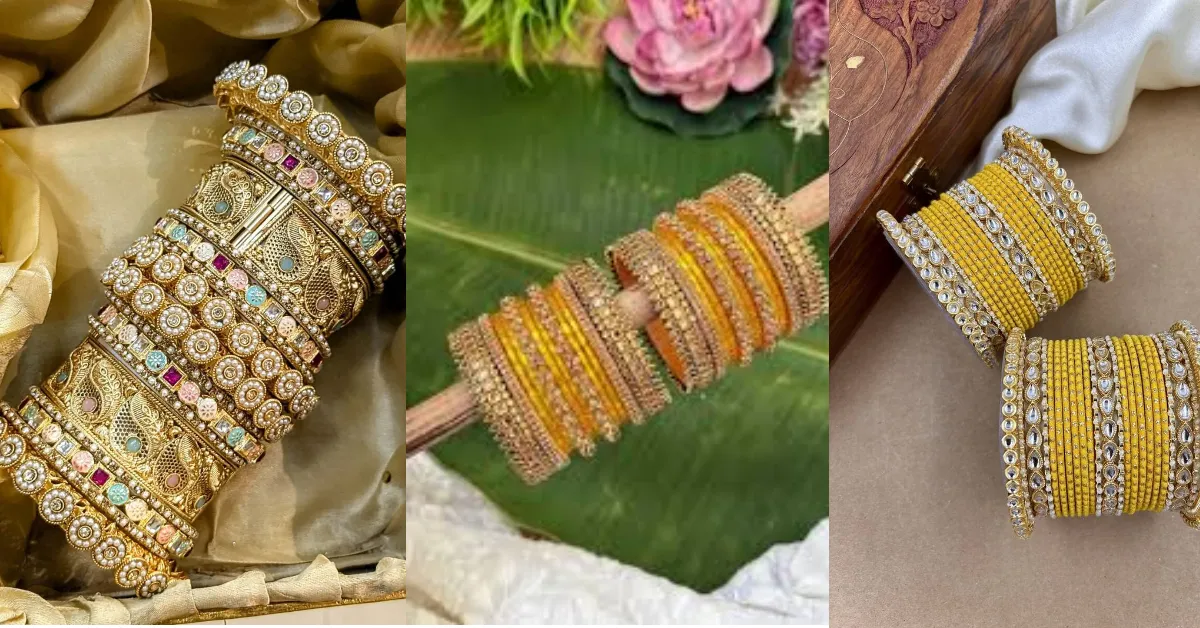 Yellow Bangle Designs For Basant Panchami( Source: Social Media)