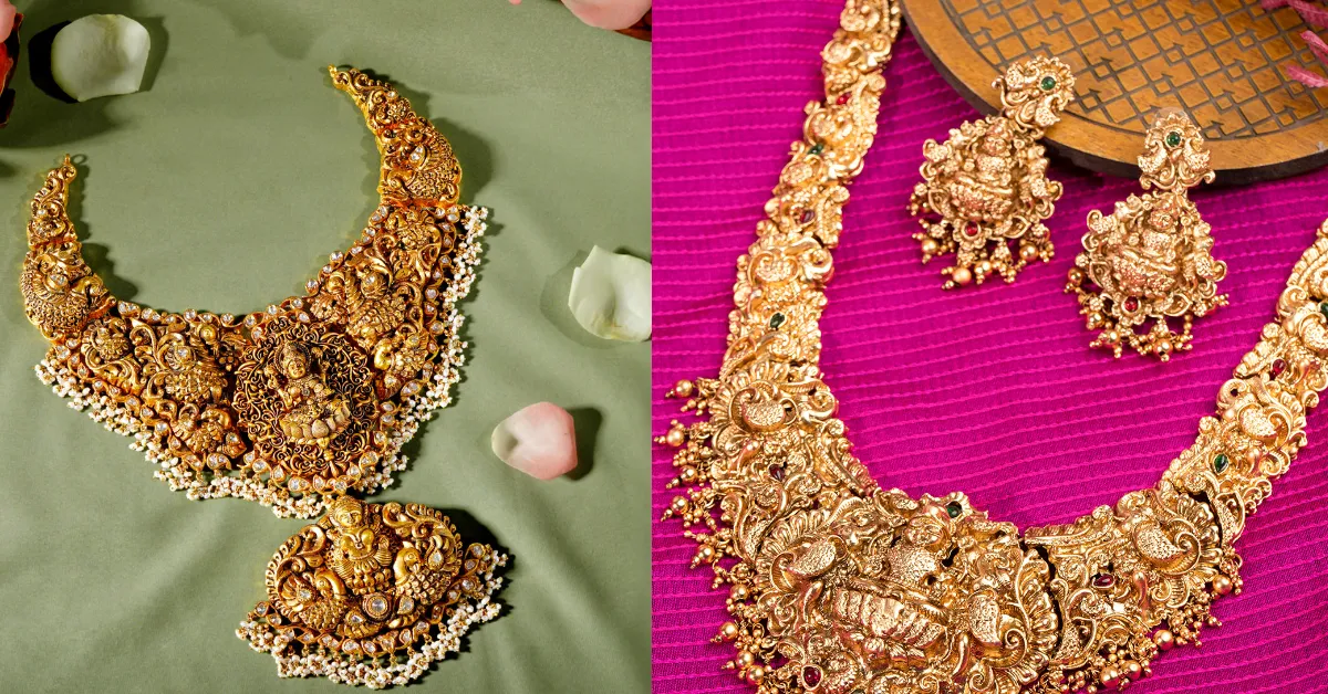 Gold Temple Necklace Design( Source: Social Media)