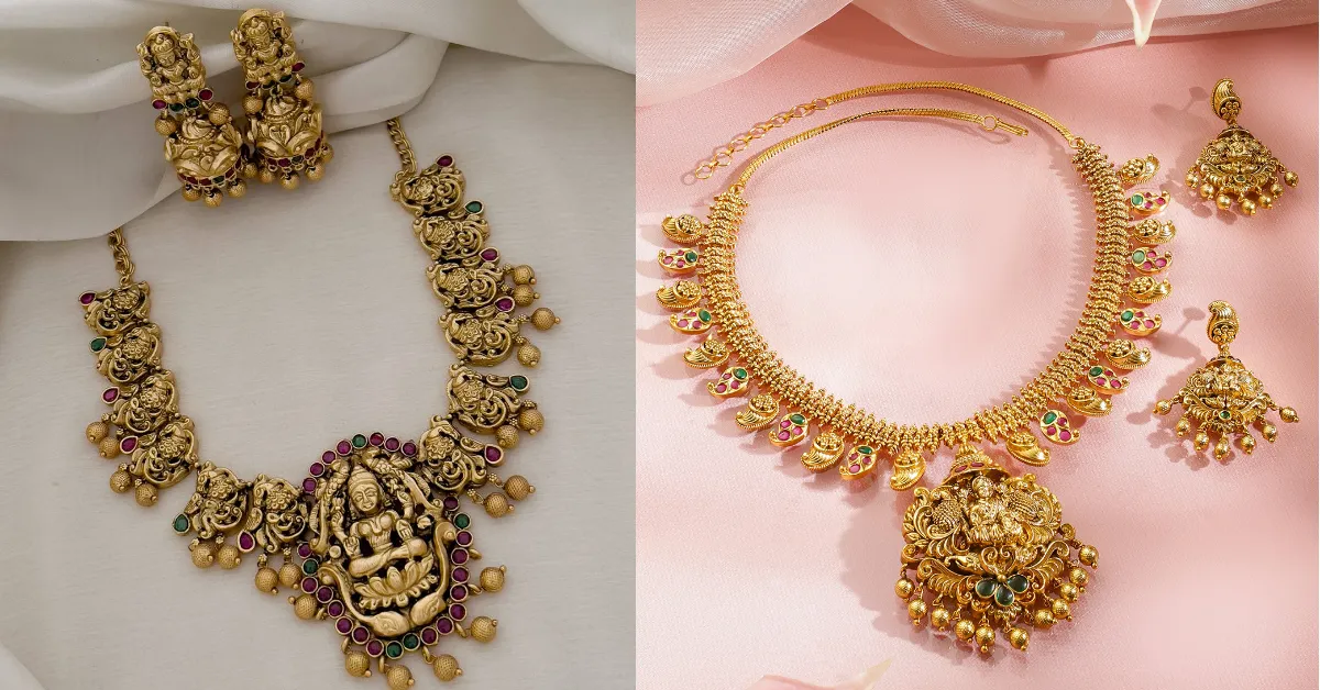 Gold Temple Necklace Design( Source: Social Media)