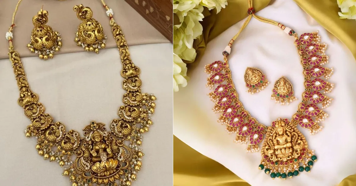 Gold Temple Necklace Design( Source: Social Media)