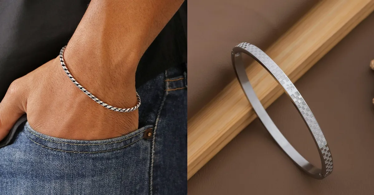 Silver Bracelet For Men( Source: Social Media)