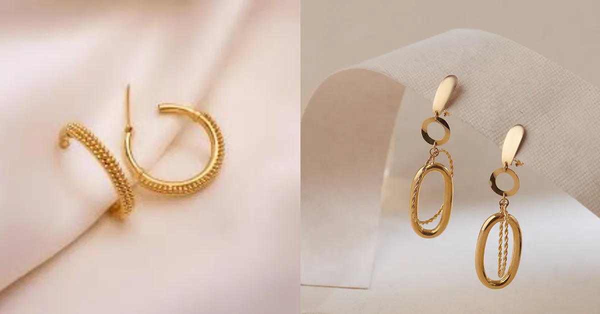 Gold Hoop Earrings Designs