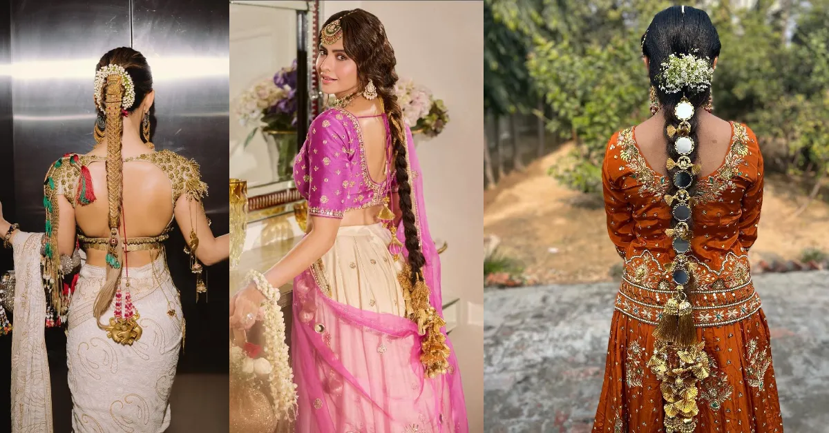 Simple Paranda Best 5 Paranda Hairstyle Ideas: Lohri 2026 पर सूट के साथ बनाएं ये ...