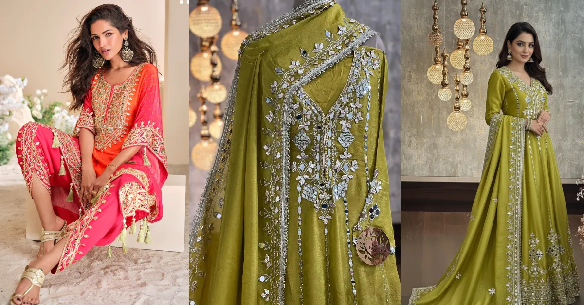 Gota Patti Suit Design( Source: Social Media)