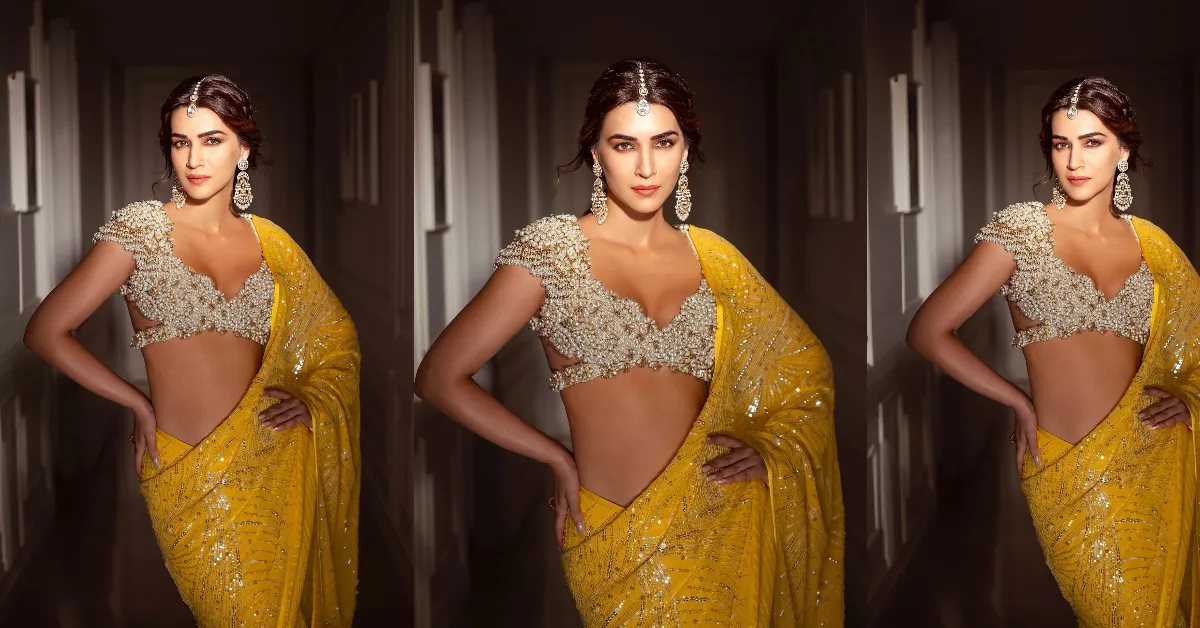 Yellow Saree Designs For Basant Panchami( Source: Social Media)