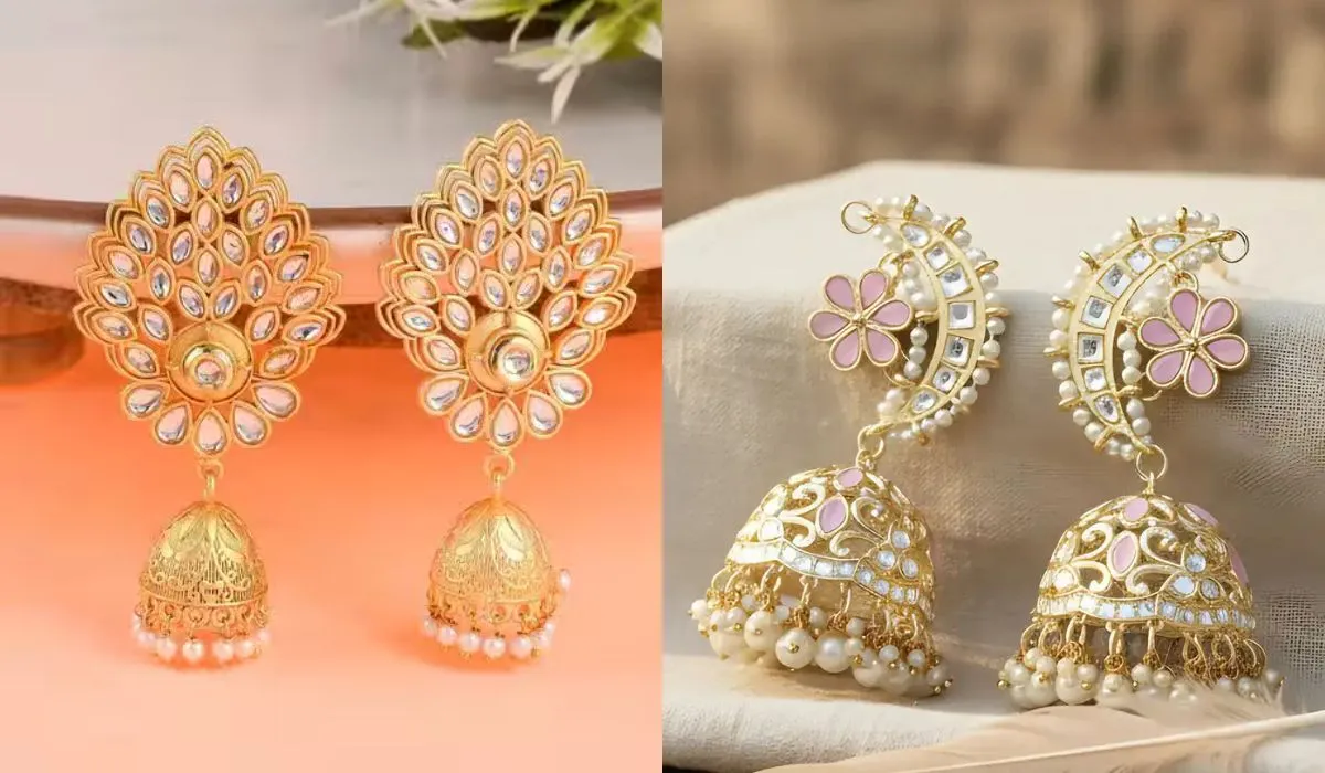 Trendy Gold Jhumka Design