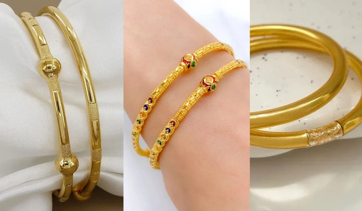 Fancy Gold Kangan Design for Daily Use