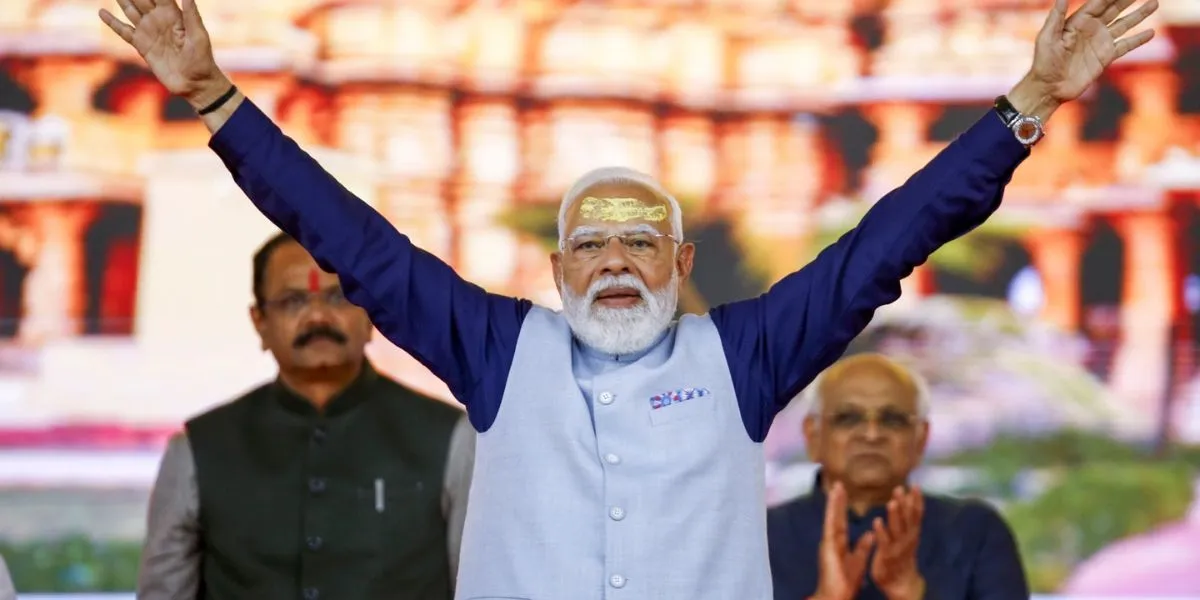 PM Modi Inaugurates Vibrant Gujarat Summit (Photo: Social media)