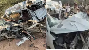 अंतिम संस्कार से लौट रहा था परिवार, जयपुर-बीकानेर NH पर हुई कार और ट्रक की भीषण टक्कर, एक ही परिवार की 6 महिलाओं की मौत