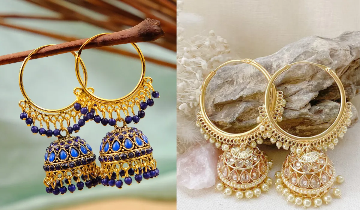 Trendy Gold Jhumka Design
