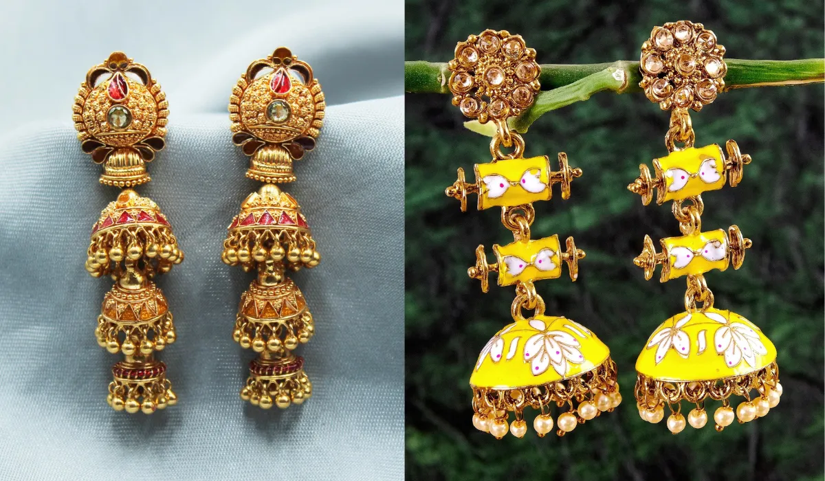 Trendy Gold Jhumka Design