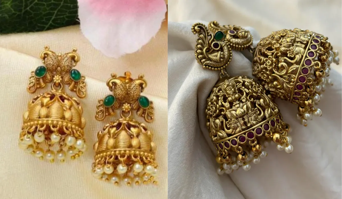 Gold Jhumka Design