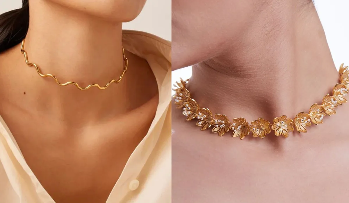 Gold Choker Necklace