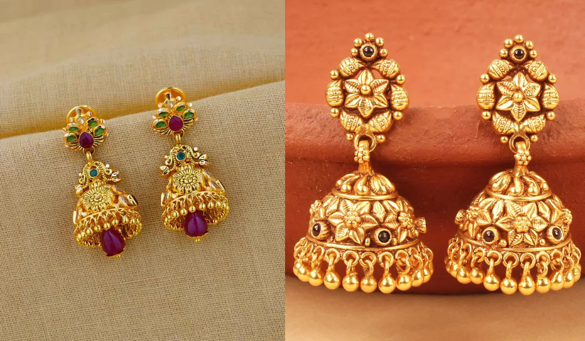 Gold Jhumka