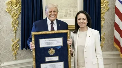 Trump Machado Nobel Meet