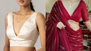 v neck blouse models