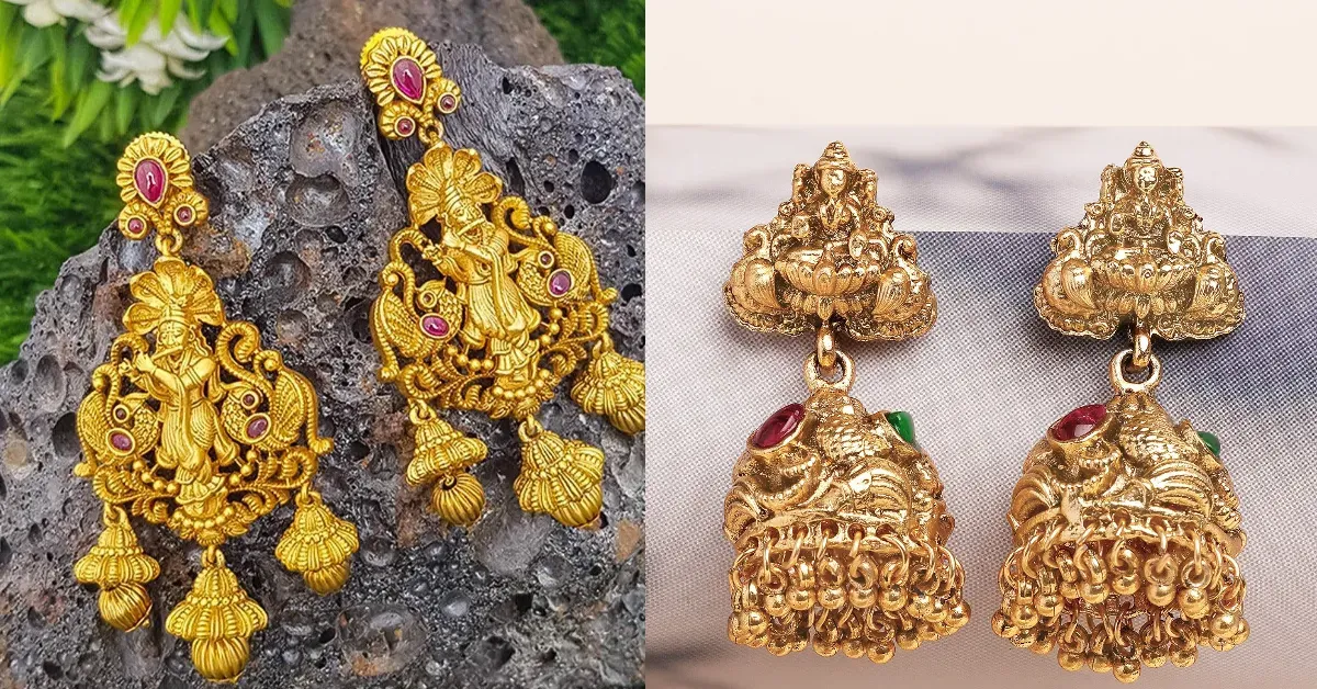 Bridal Gold Jhumka Design( Source: Social Media)
