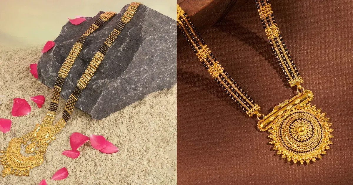 Mangalsutra Pendant Design in Gold( Source: Social Media)