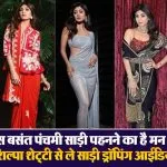 Saree Styling Ideas For Basant Panchami