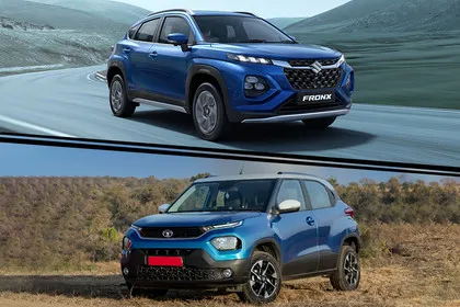 Tata Punch vs Maruti Fronx Comparison(image: S-M)