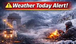 दिल्ली-NCR में फिर होगी बारिश! पहाड़ों पर बर्फबारी, 10 राज्यों में ठंड और कोहरे का अलर्ट, जानें ताजा वेदर अपडेट