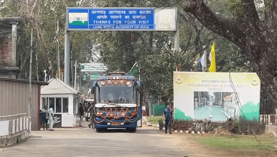 Agartala Kolkata Maitree Bus Service (image: social media )