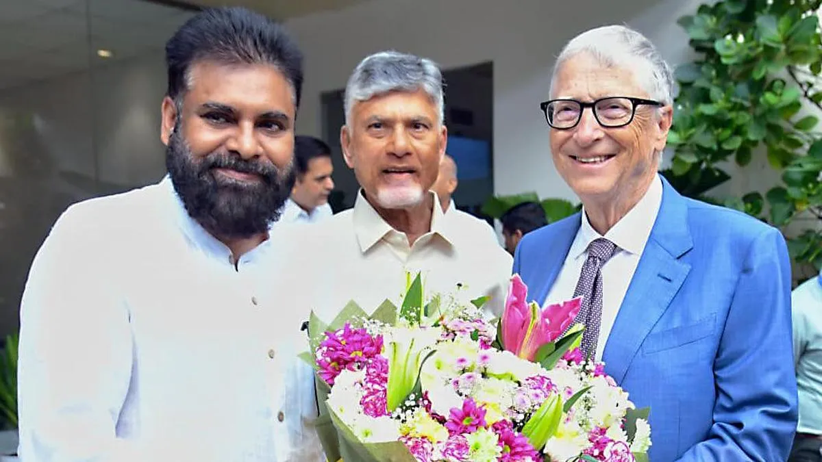 Bill Gates Visits Andhra Pradesh