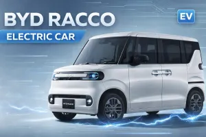 180 KM Range, 100 KW फास्ट चार्जिंग, 27 KW हॉर्सपावर का इंजन! जापान में लॉन्च हुई BYD की Compact साइज़ Racco EV कार