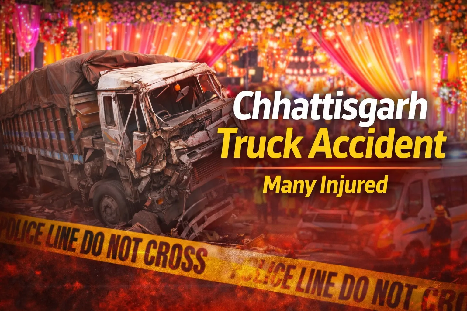 Chhattisgarh Truck Accident (image AI)
