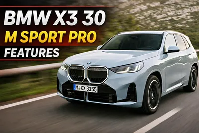 BMW X3 30 M Sport Pro Features