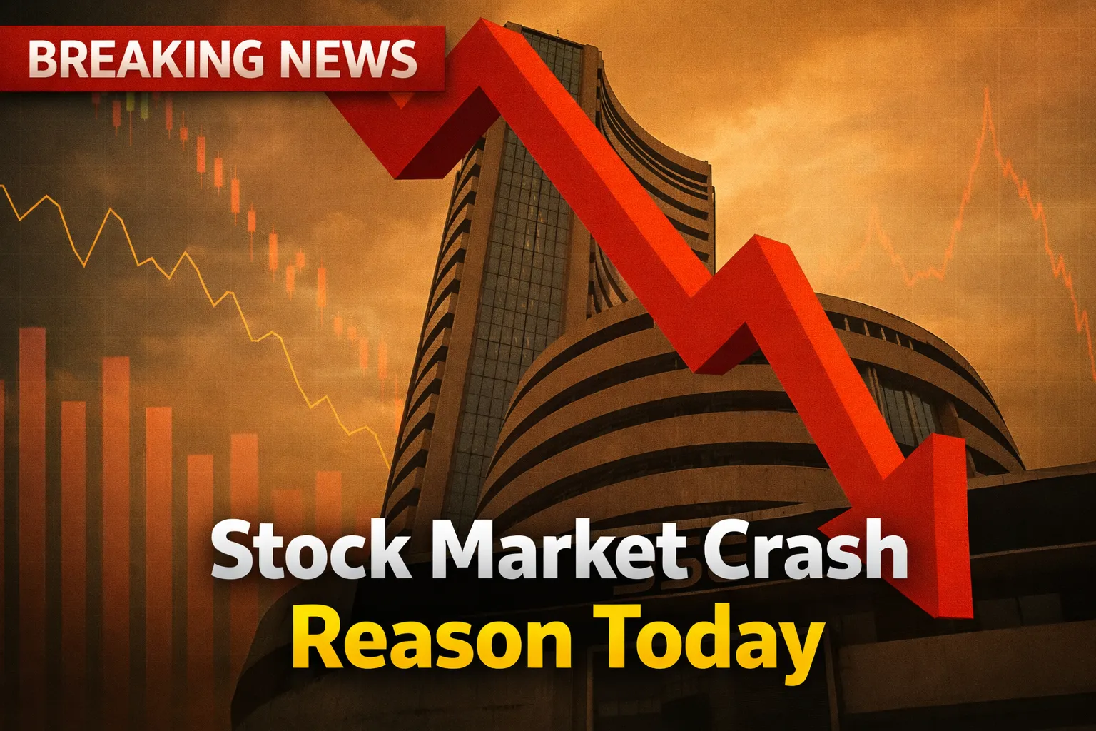 Stock Market Crash Reason Today ( source : social media)