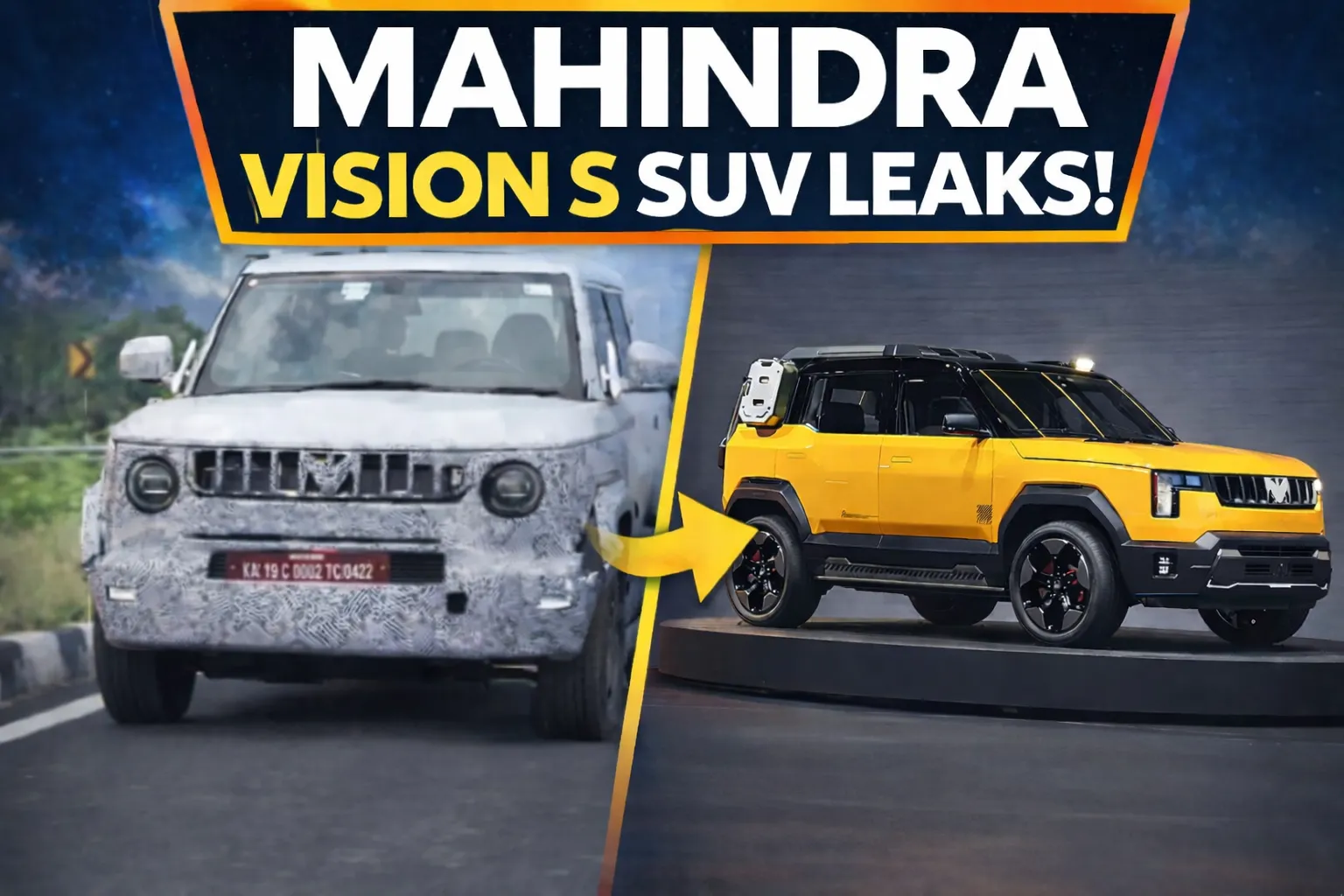 Mahindra Vision S SUV Leaks