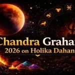 Chandra Grahan on Holika Dahan