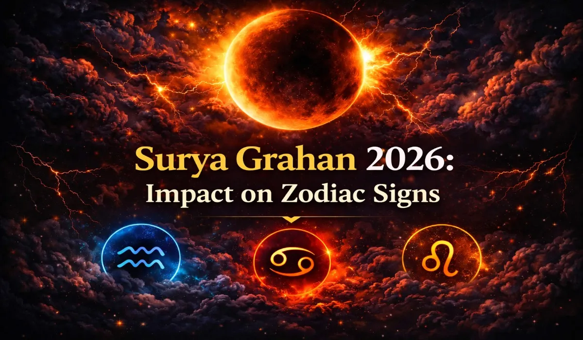 Surya Grahan 2026 Impact on Zodiac Signs