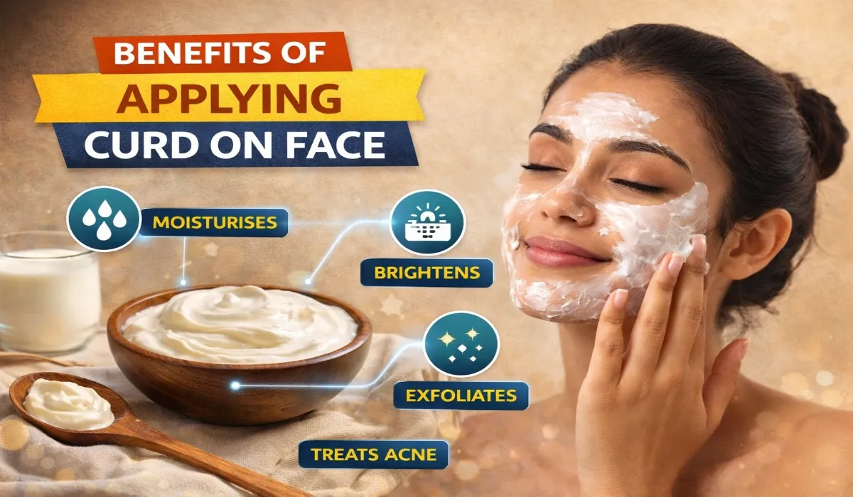 Benefits of Applying Curd on Face