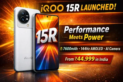 iQOO 15R launched In India