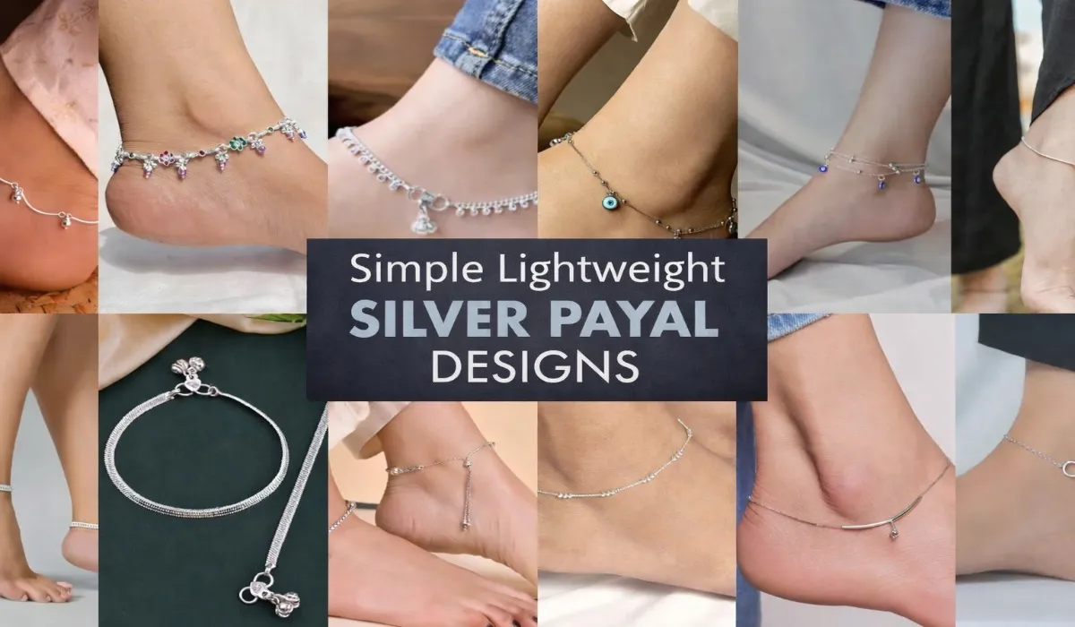 Lightweight Silver Payal Designs
