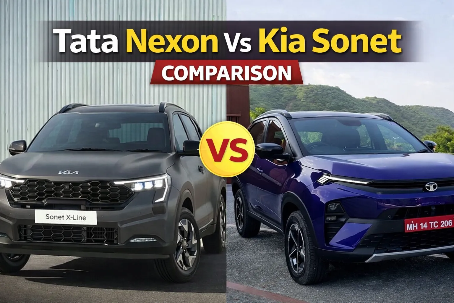Tata Nexon Vs Kia Sonet Comparison (image-s-m )