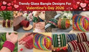 Glass Bangles Designs For Valentines Day
