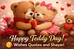 Happy Teddy Day Wishes Quotes and Shayari (Image- S-M)