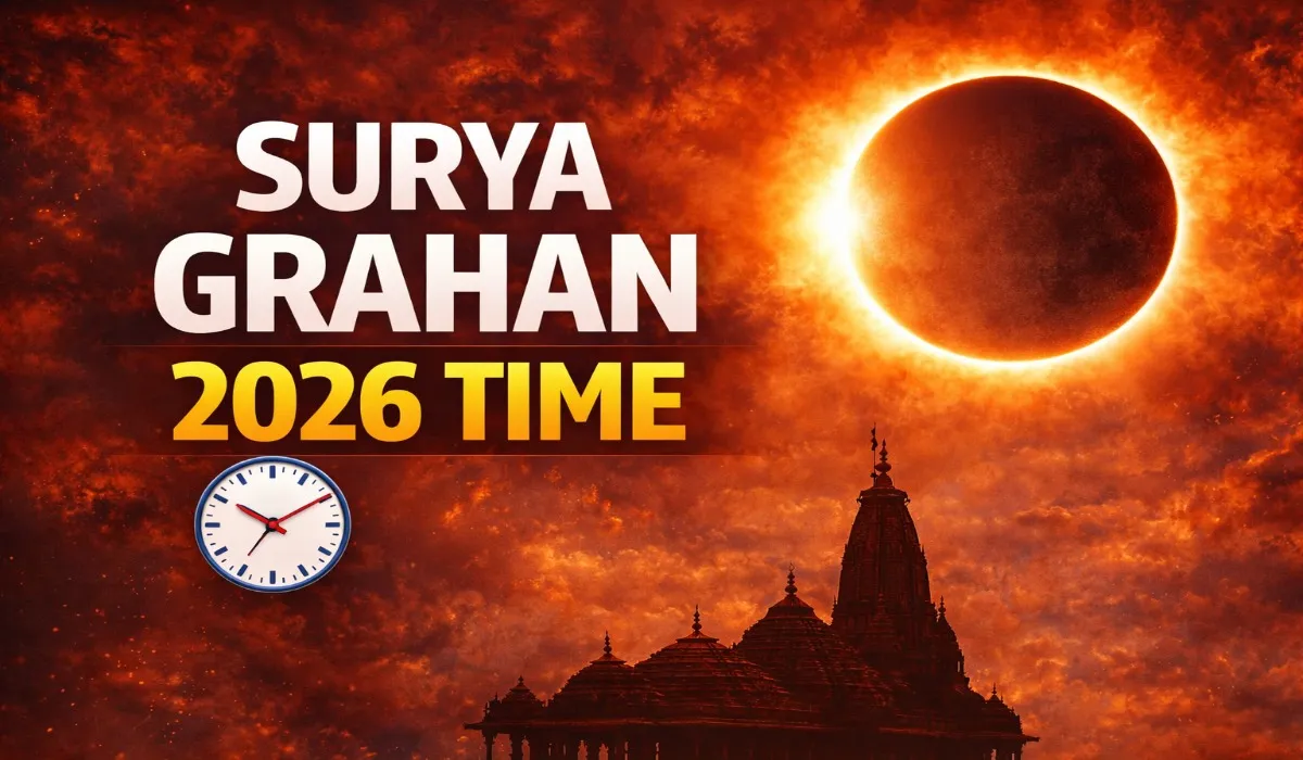 Surya Grahan 2026 Time