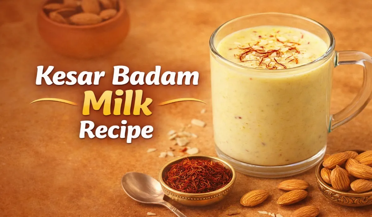 Holi Special Kesar Badam Milk Recipe
