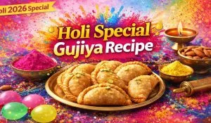 Holi को और भी Special बनाने के लिए ट्राई करें Perfect and Crispy Gujiya, यहां देखें Recipe