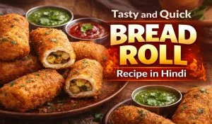 Bread Roll Recipe in Hindi