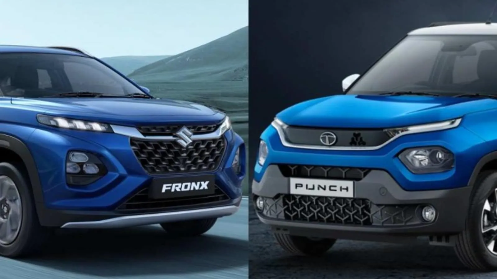 Tata Punch vs Maruti Fronx Comparison(image: S-M)