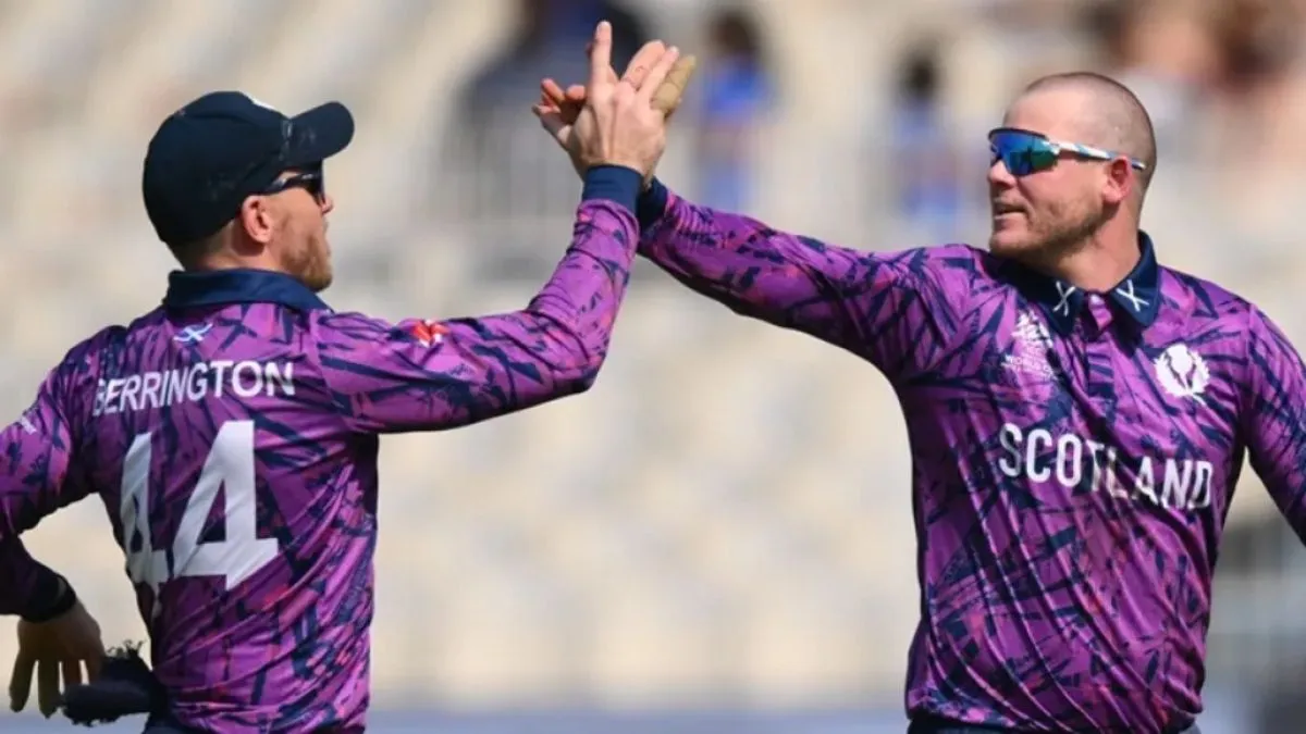 Scotland beat Italy in the T20 WC