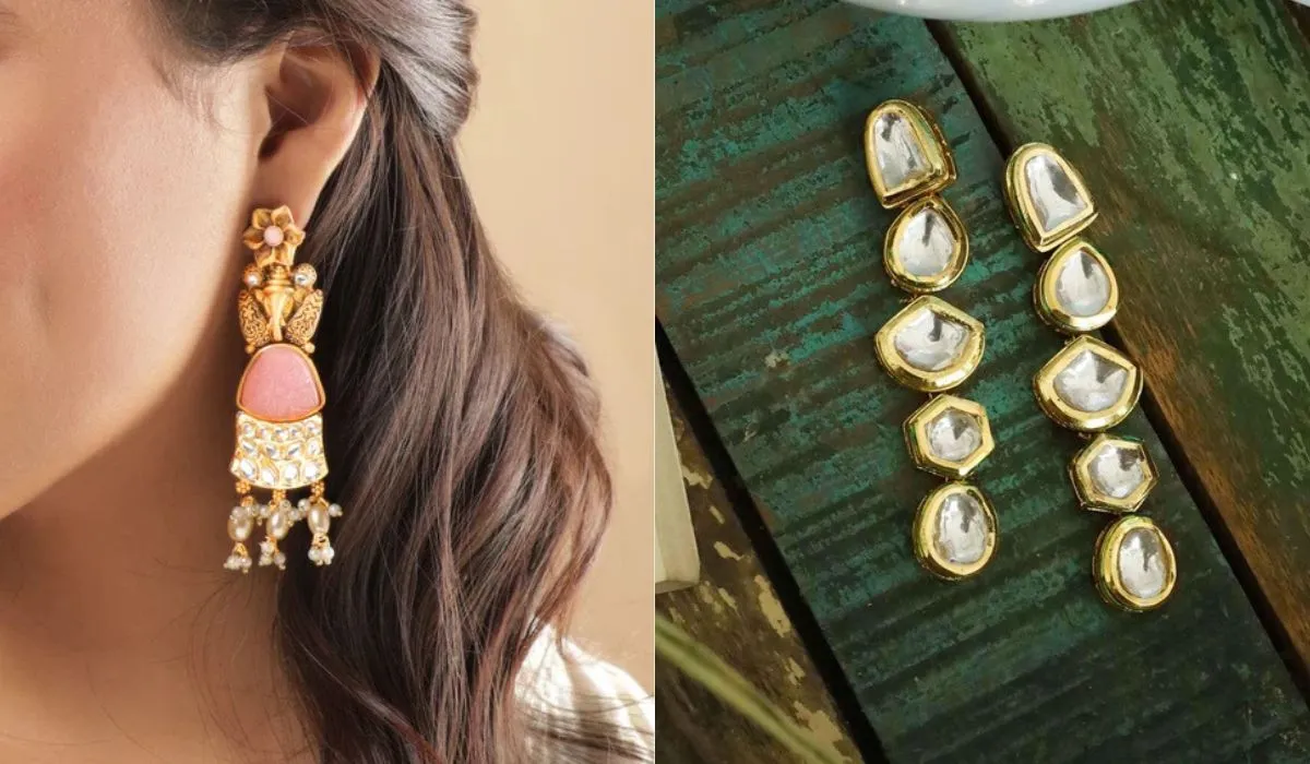 Gold Dangler Earrings Designs