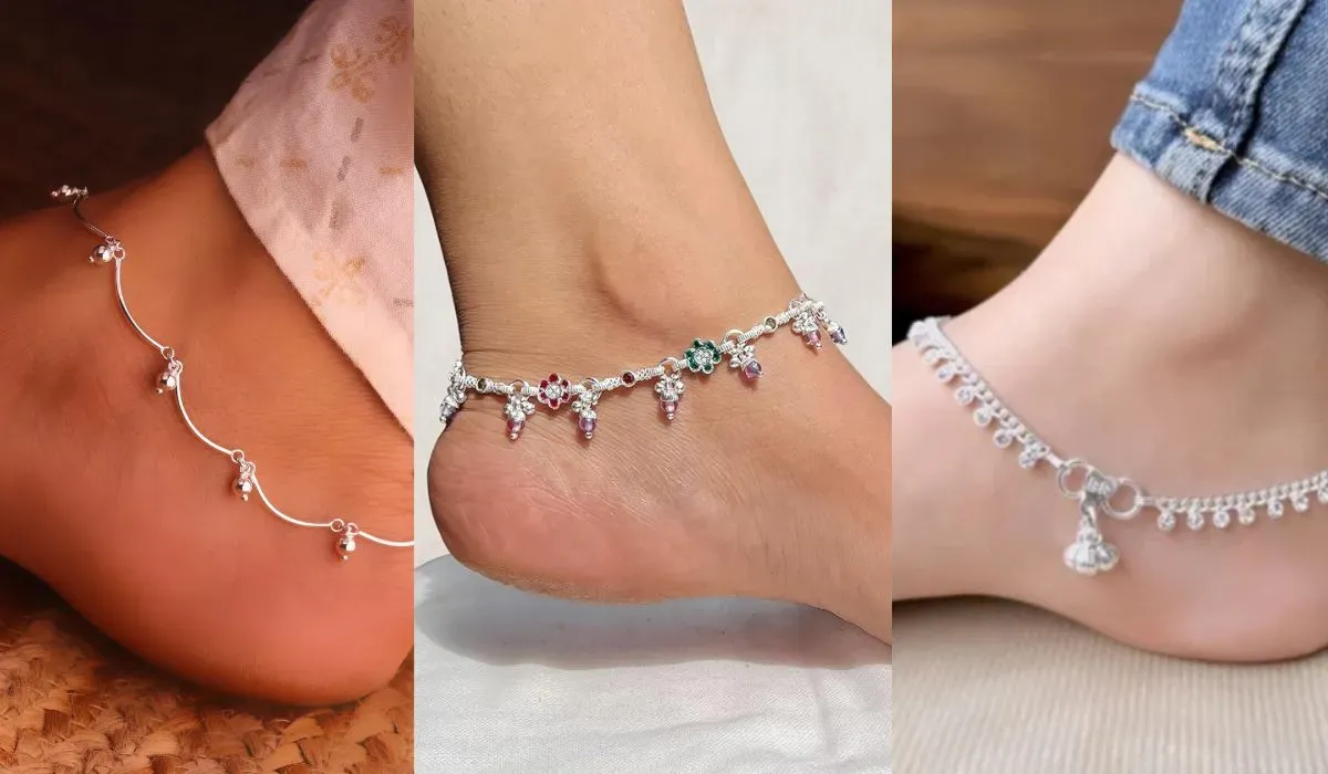 Lightweight Silver Payal Designs