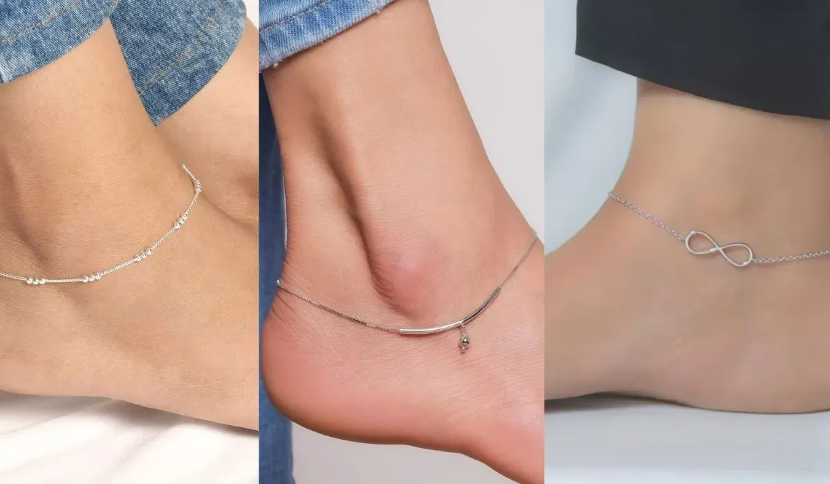 Lightweight Silver Payal Designs