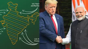 India US Trade Deal Map